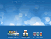 Tablet Screenshot of bluemagichaircare.com
